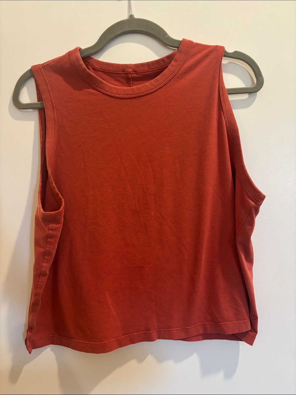 lululemon athletica Rust Muscle Tank Top